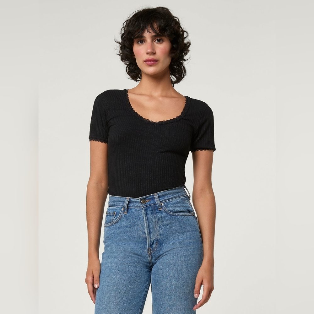 giuia top rouje black